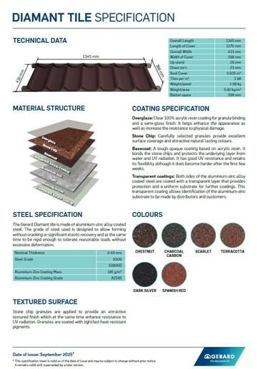 „GERARD Diamant“ čerpių specifikacija (PDF)